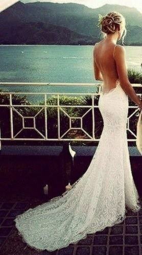 A Line Beach Wedding Dress According To Non White Wedding Dress Photo