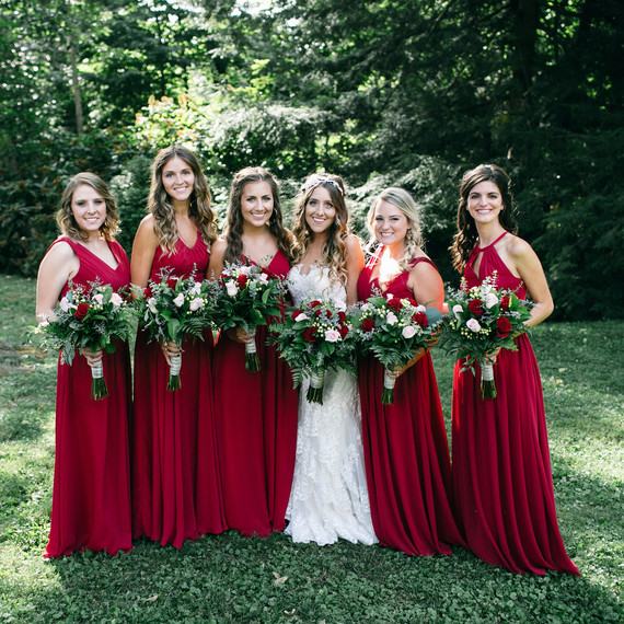 There is always a good idea to decide your wedding color from your bridesmaid  dresses