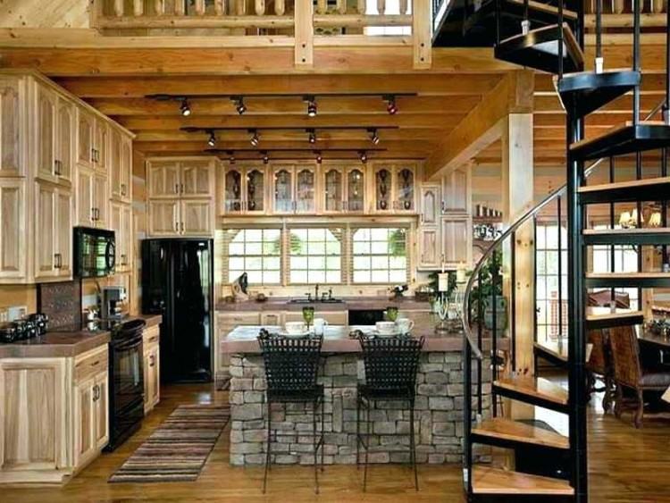 log cabin kitchen ideas