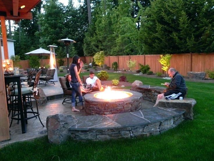 pool with fire pit