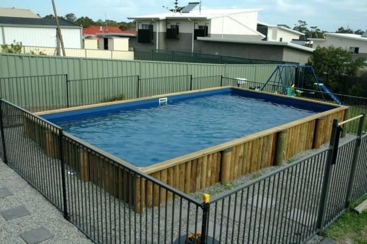 rectangle above ground pool