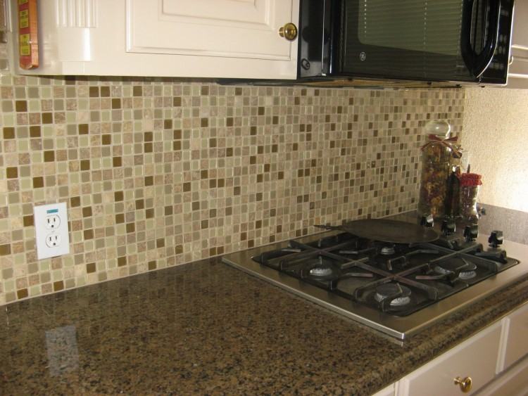 Elegant Tile Backsplash Ideas For Small Kitchen Dark Blue Tile Kitchen  Backsplash White Lacquered Wood Kitchen