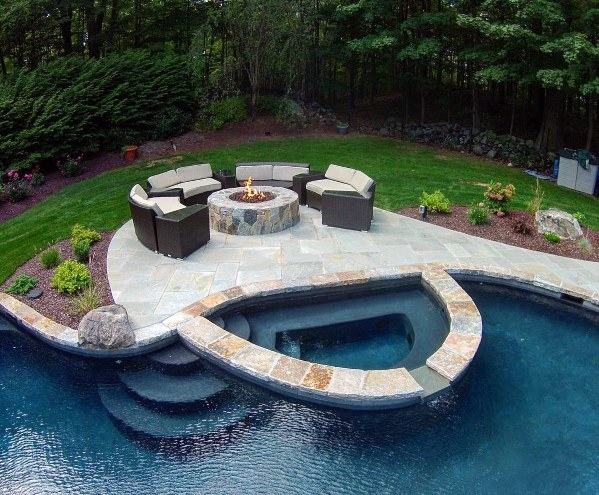 pool with fire pit pool fire pit patio fire pit dog swimming pool fire pit  fire