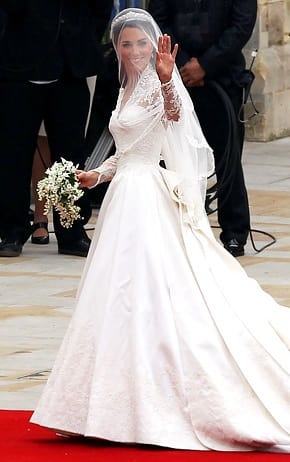 Kate Middleton inspired wedding dress at David's Bridal