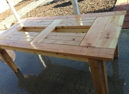 easy patio table homemade furniture simple pallet all