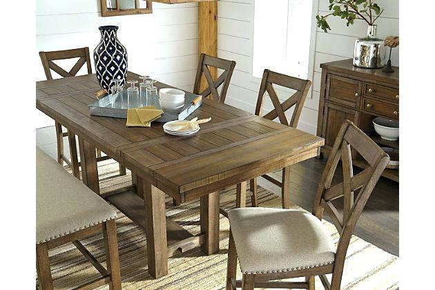 wesling dining table large dining table with bench and 2 chairs wesling  dining room table ashley