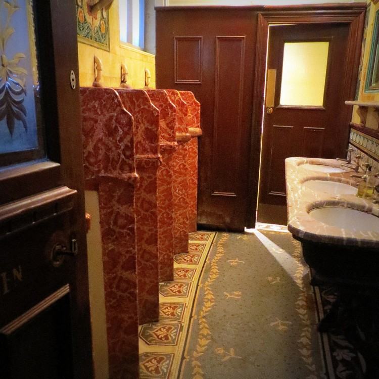 The Philharmonic Dining Rooms: Gents grade 1 listed toilets