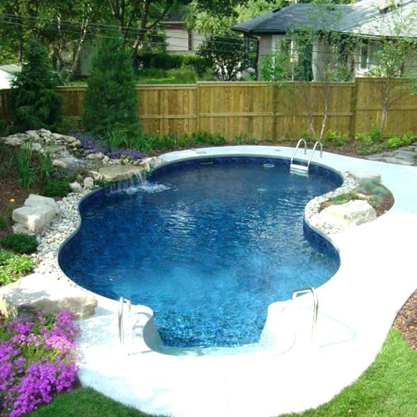 small inground pool