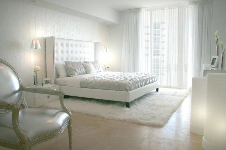 Terrific Tan and white bedroom