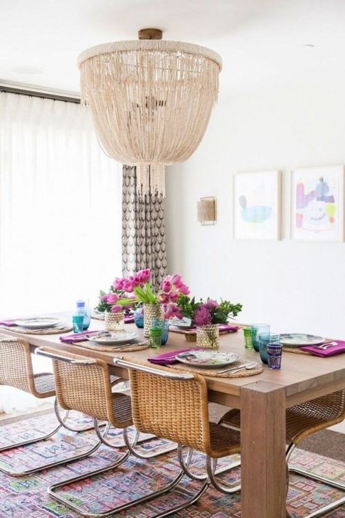 dining room style boho