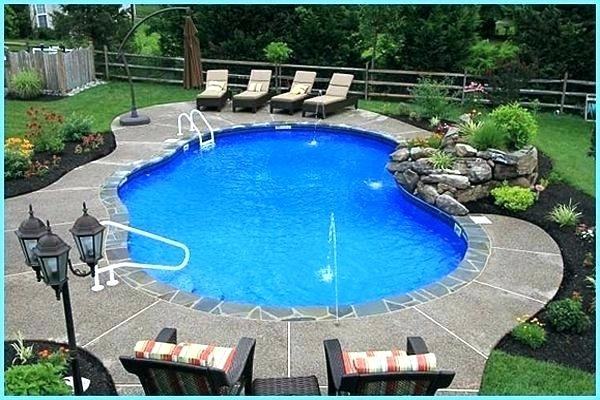 Inground Addition Landscaping Around Pool Incredible Homes Design Inground  Pools Easy