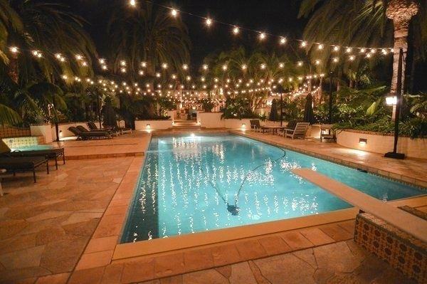 indoor swimming pool lighting