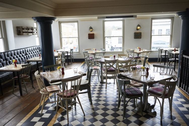 a corporate lunch, the pub as a private dining room, The Derby Room,  which can cater for 30 people for a sit down meal, or 40 for an informal  buffet