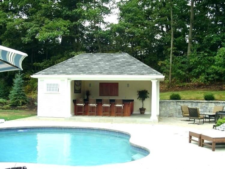 Small Pool House Ideas White This And Wood Interior Inexpensive