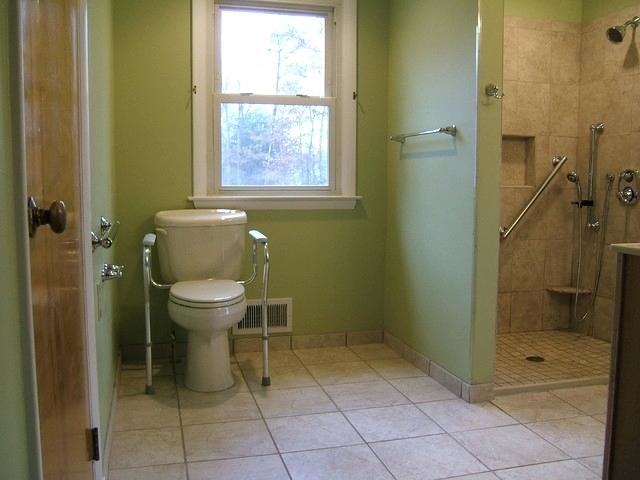wheelchair accessible  shower