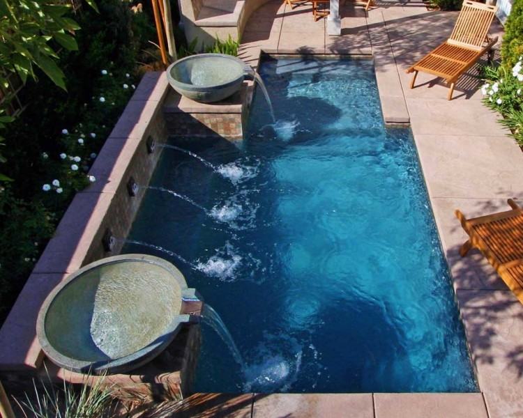 pool designs with spa spool pool designs with custom for spool half pool  half spa design