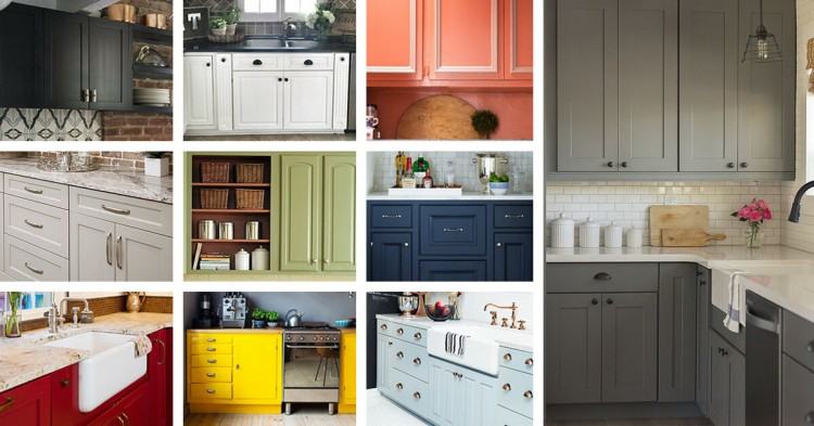 20 Trending Kitchen Cabinet Paint Colors Pertaining To Design 3