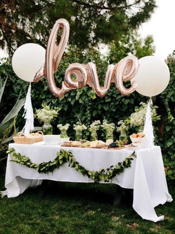 Full Size of Party Decor Ideas:green And White Themed Fabulous Decorating  Idea For Outdoor