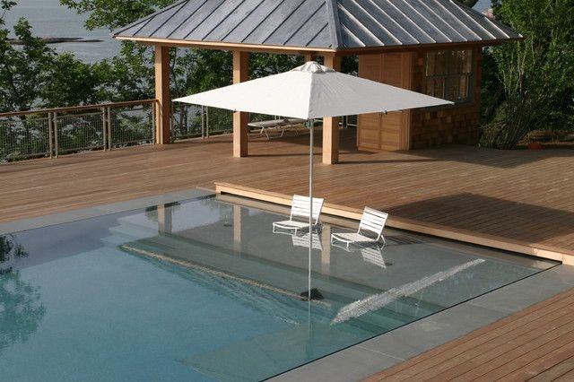 sun shelf pool cypress custom pools raised spa sun shelf w pool