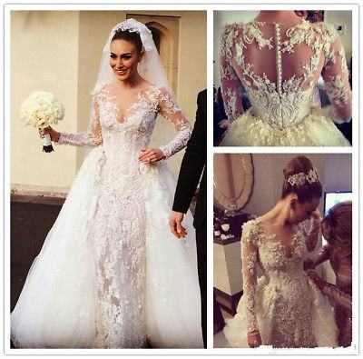 Zuhair Murad Modest Wedding Dresses With Veil Detachable Overskirts 2016  Sexy Sweetheart Mermaid Royal Princess Country Style Bridal Gowns Chiffon  Mermaid