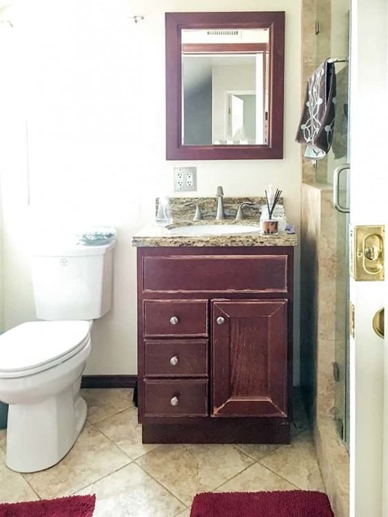50 Half Bathroom Ideas That Will Impress Your Guests And Upgrade Your House  | SMALL HOUSE | Pinterest | Bathroom, Shower remodel and Tub to shower