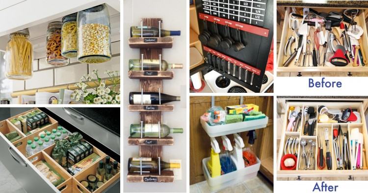 Check out these easy DIY organization  tips and